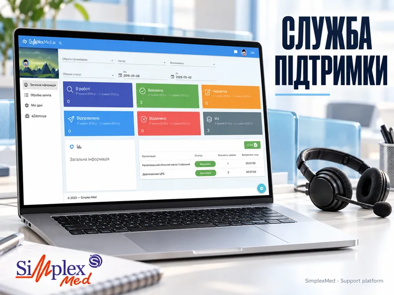 Support App interface